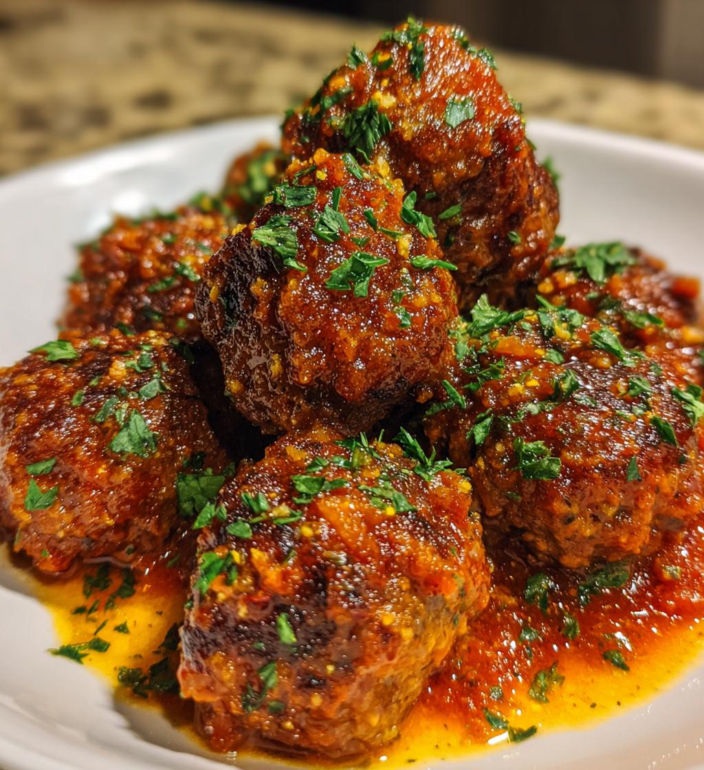 christmas eve meatballs - detail 1