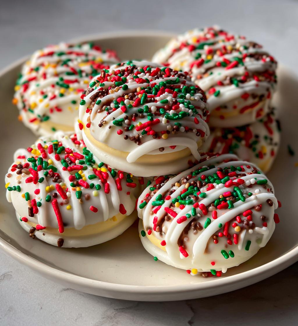 christmas oreos - detail 1