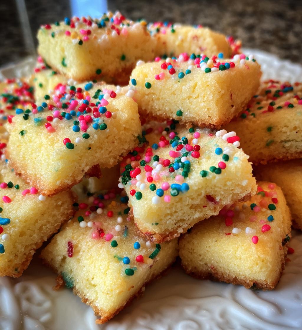 christmas shortbread cookie bites - detail 1