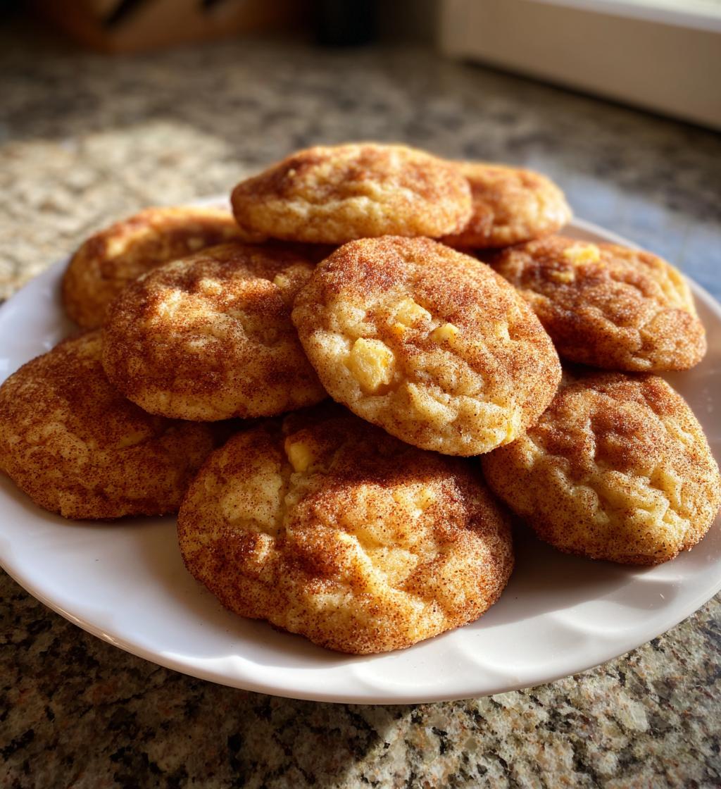 cinnamon apple snickerdoodle cookies - detail 1