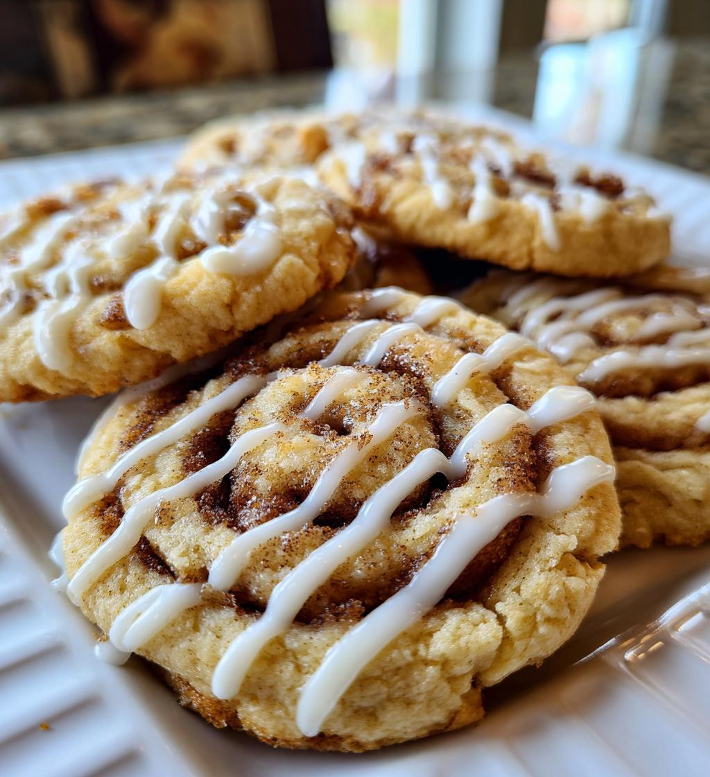 cinnamon roll cookies - detail 1