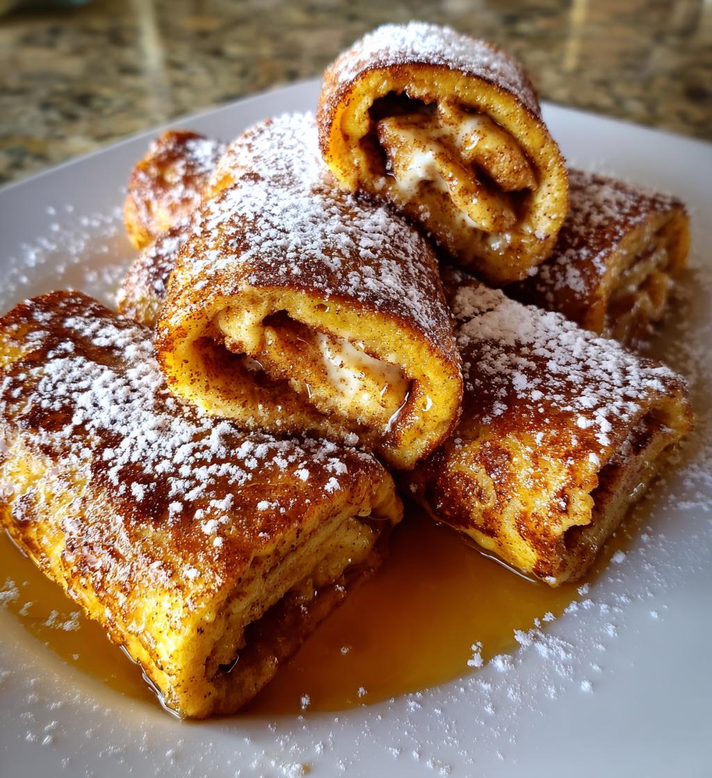 cinnamon roll french toast roll ups