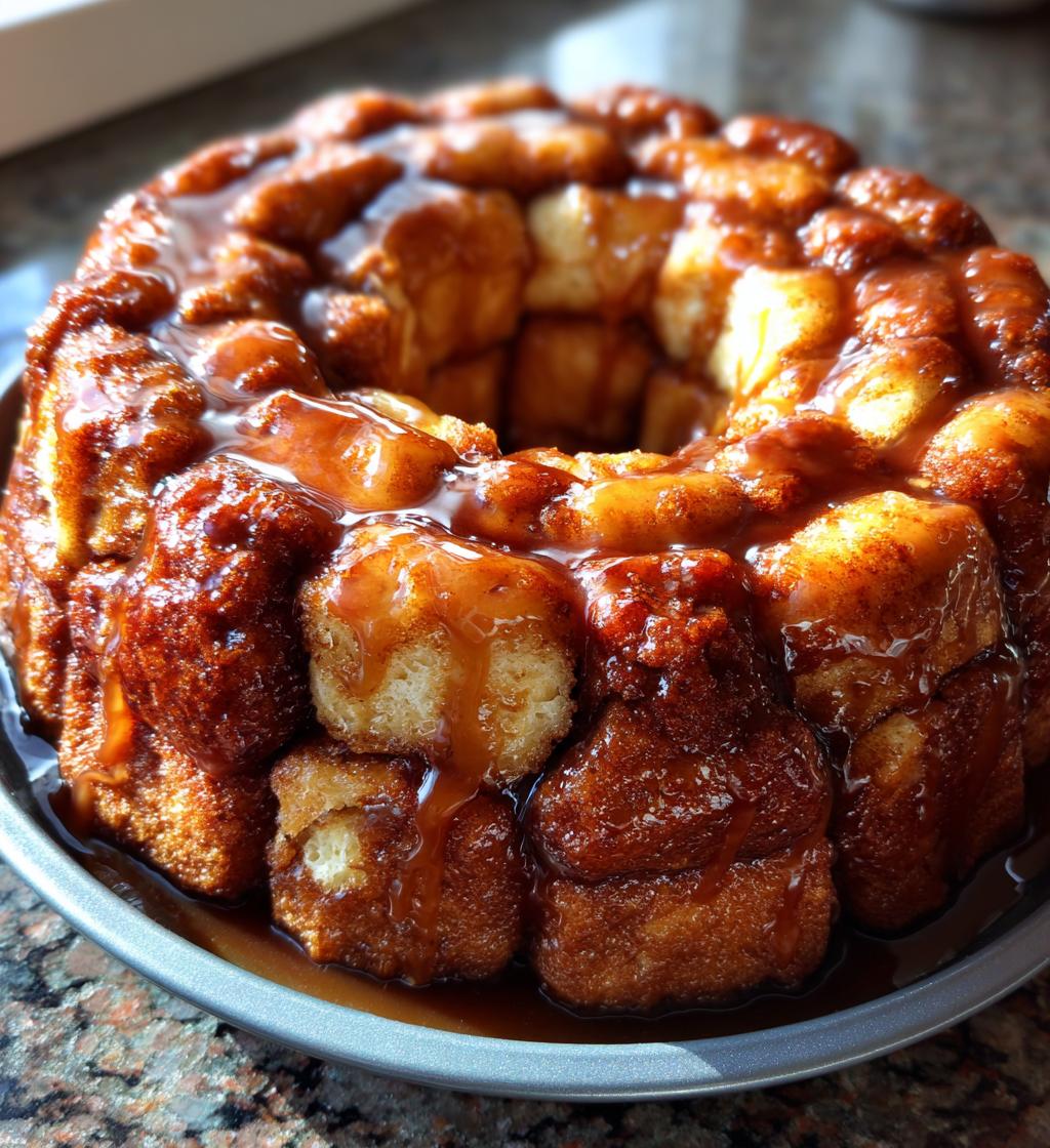 cinnamon roll monkey bread - detail 1