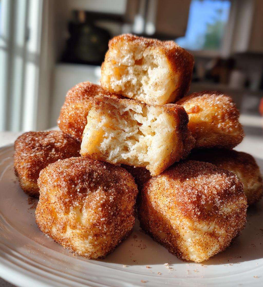 cinnamon sugar biscuit bites - detail 1