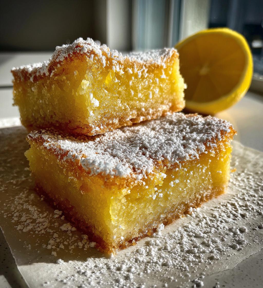 classic lemon bars - detail 1