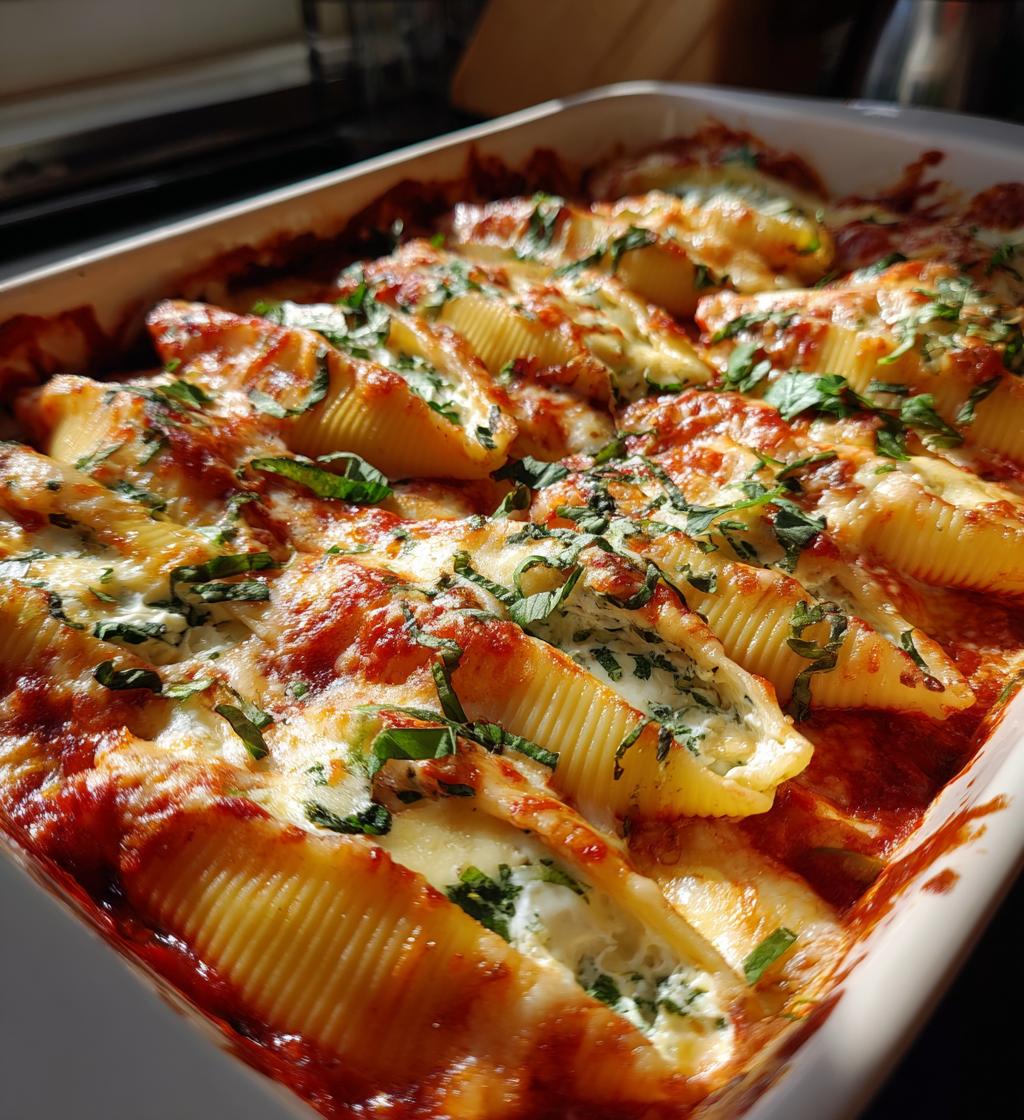 classic stuffed shells recipe - detail 1