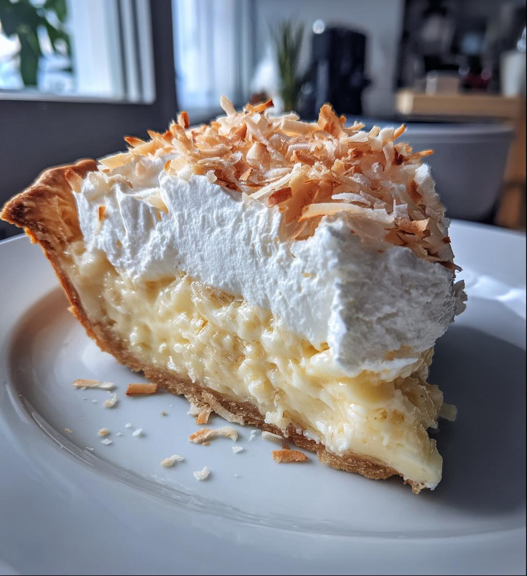 coconut cream pie - detail 1