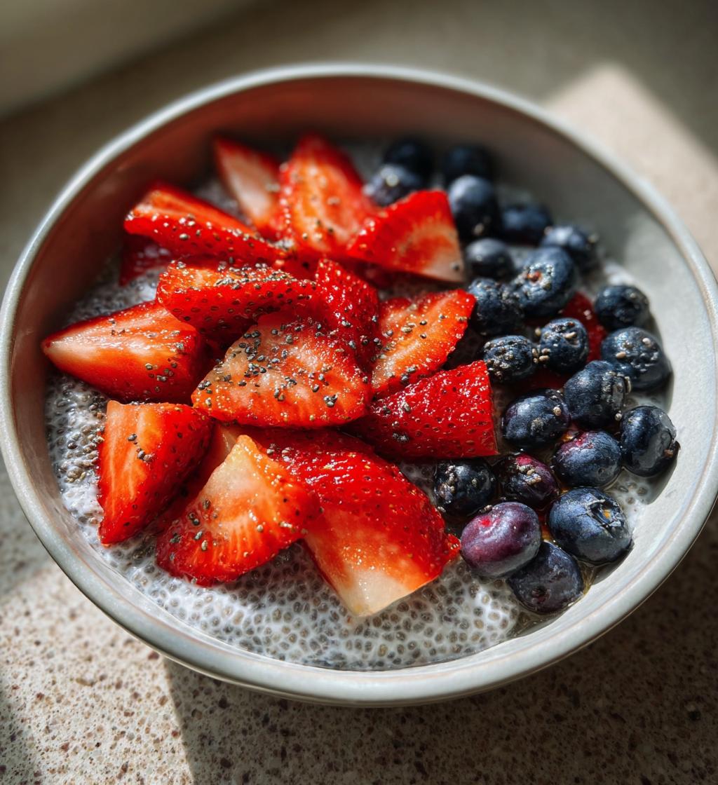 coconut milk chia pudding