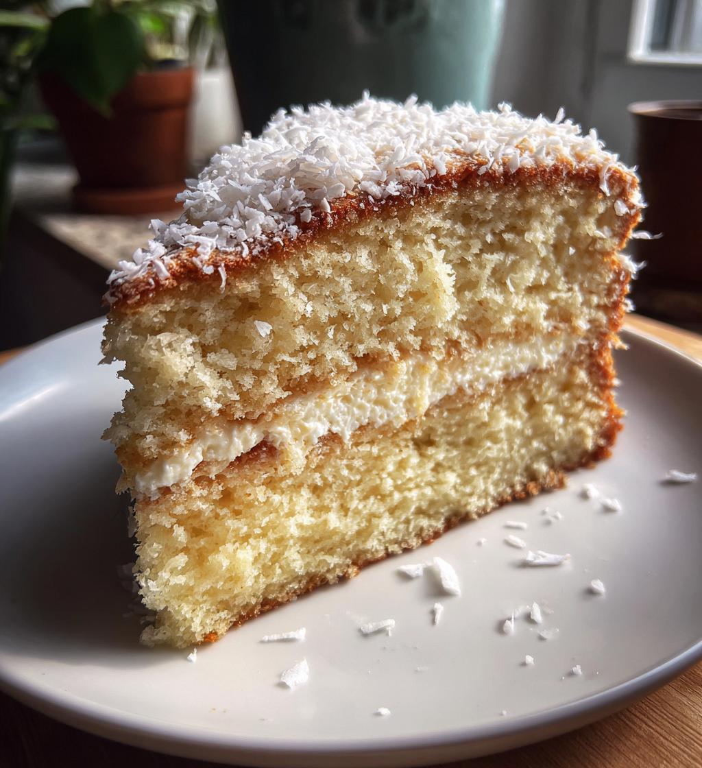 coconut ricotta cloud cake - detail 1