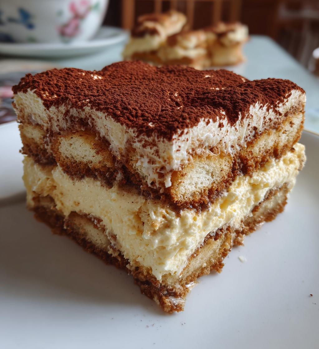 coffee tiramisu cake - detail 1