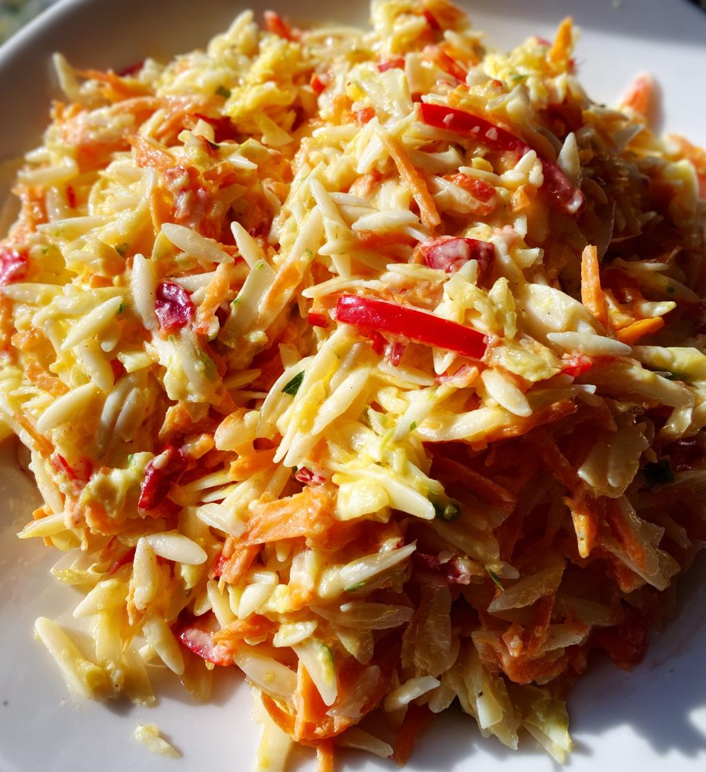 coleslaw orzo salad