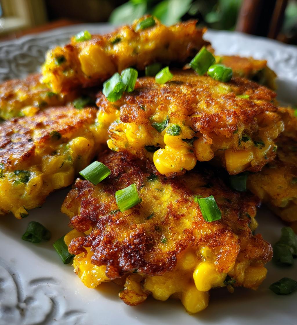 corn fritters - detail 1