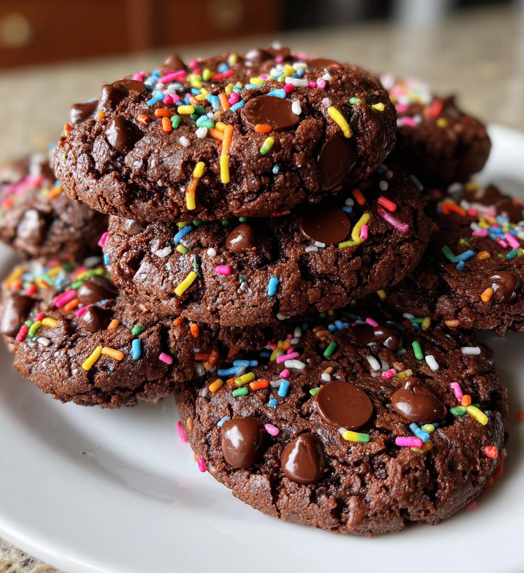cosmic brownie cookies