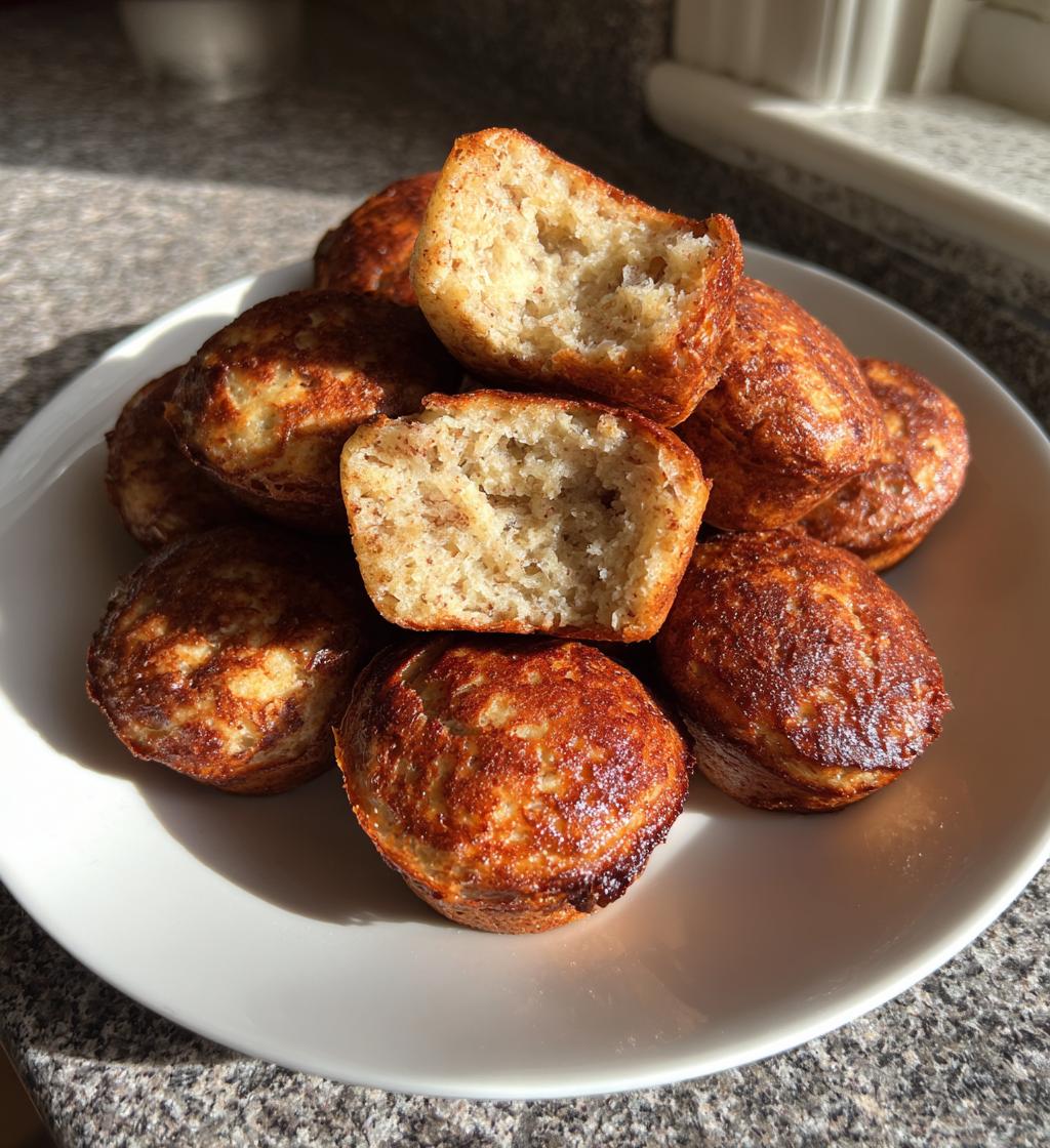 cottage cheese banana oat protein pancake bites