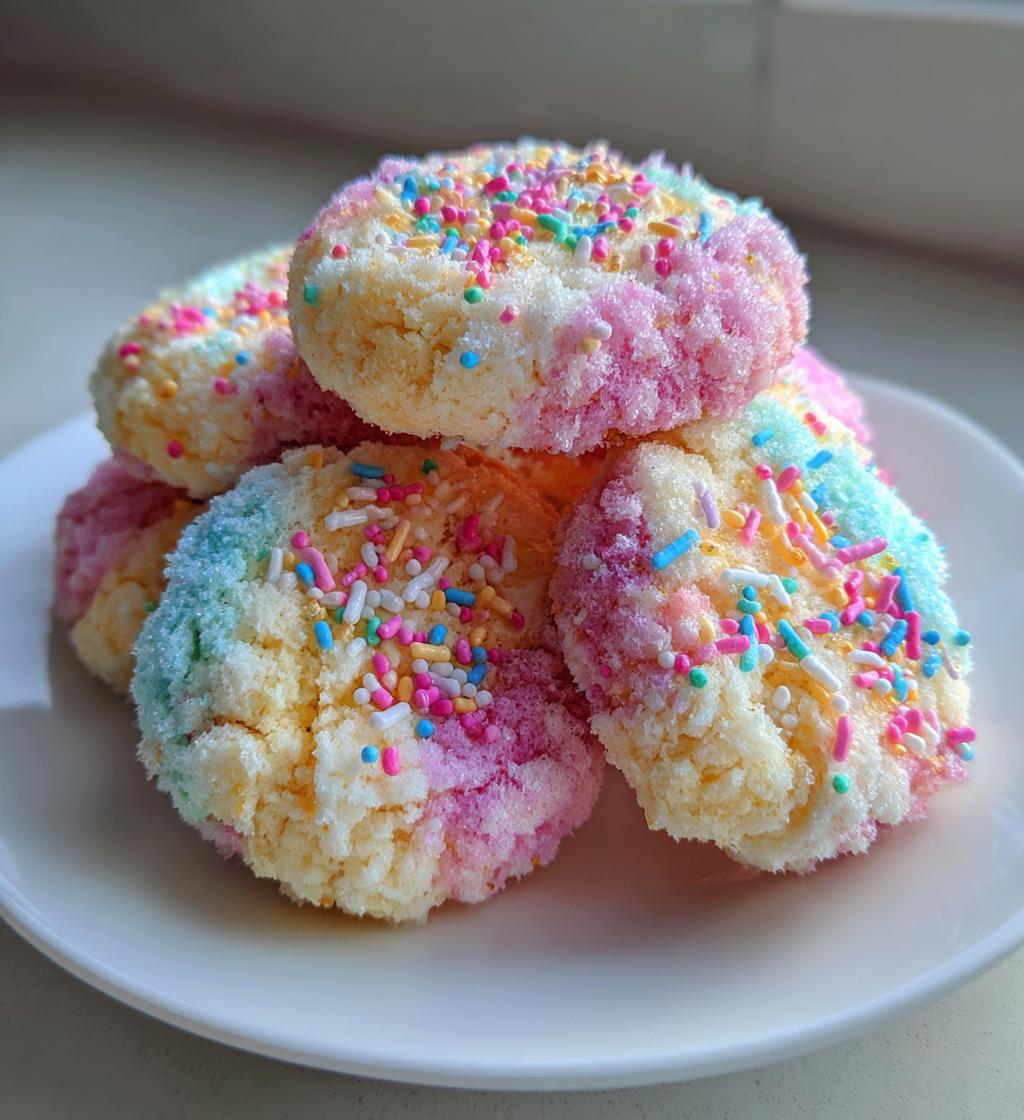 cotton candy cookies - detail 1