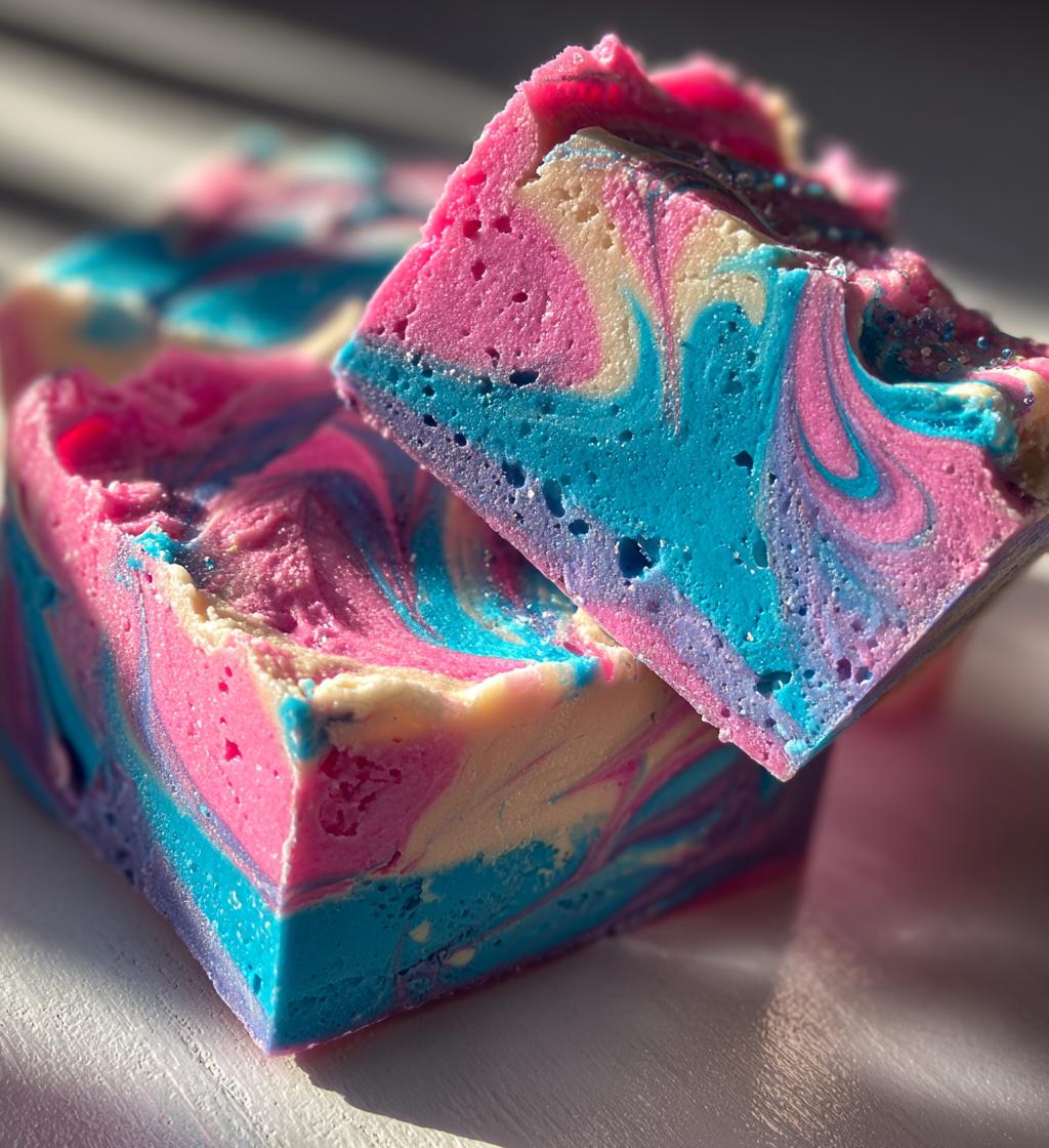 cotton candy fudge - detail 1