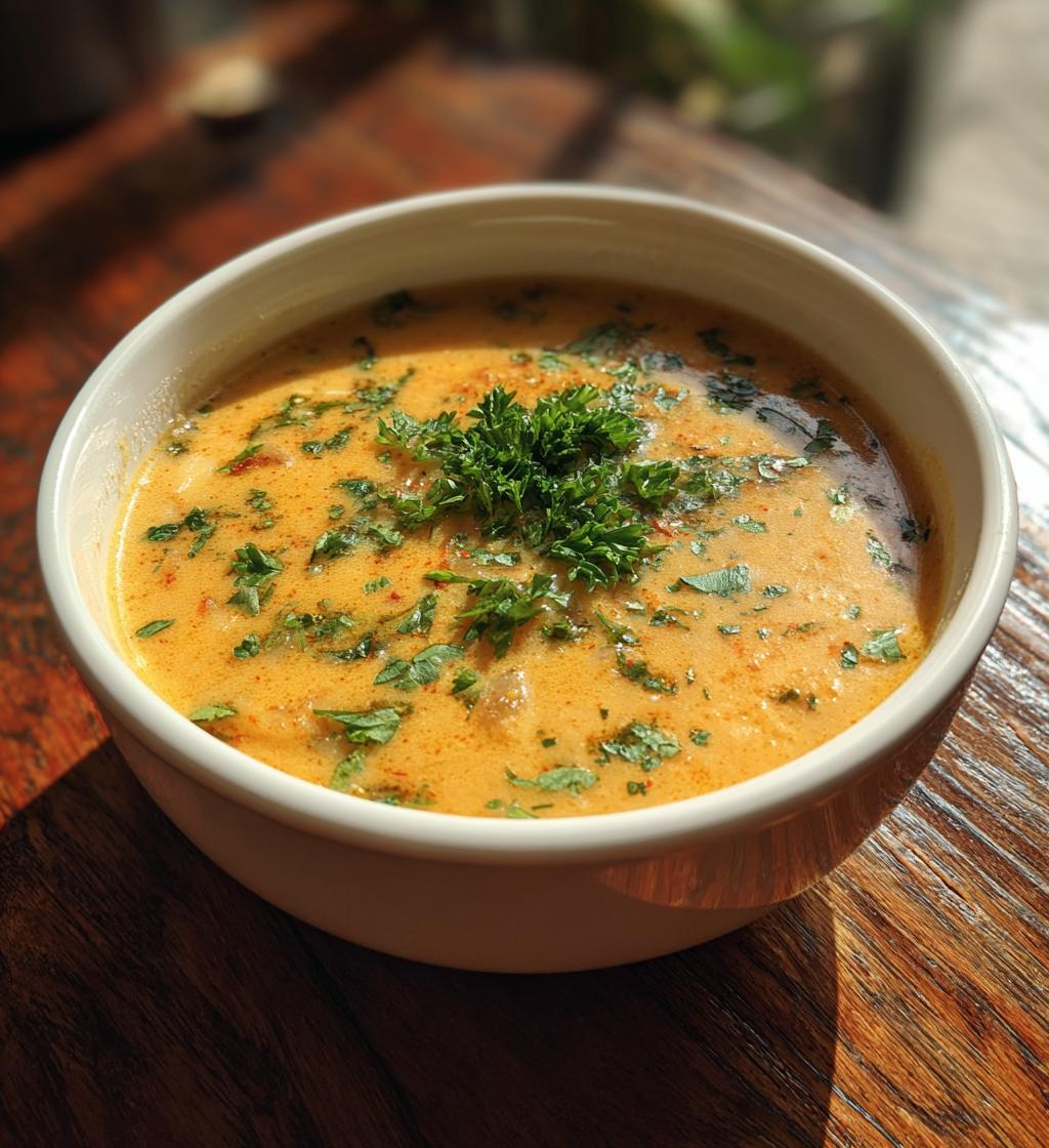 country french garlic soup - detail 1