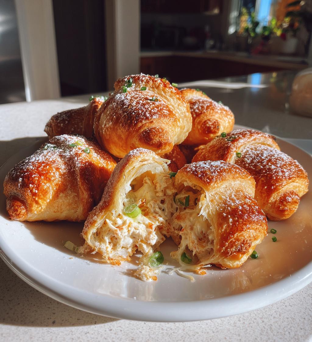 crab cheese stuffed crescent puffs