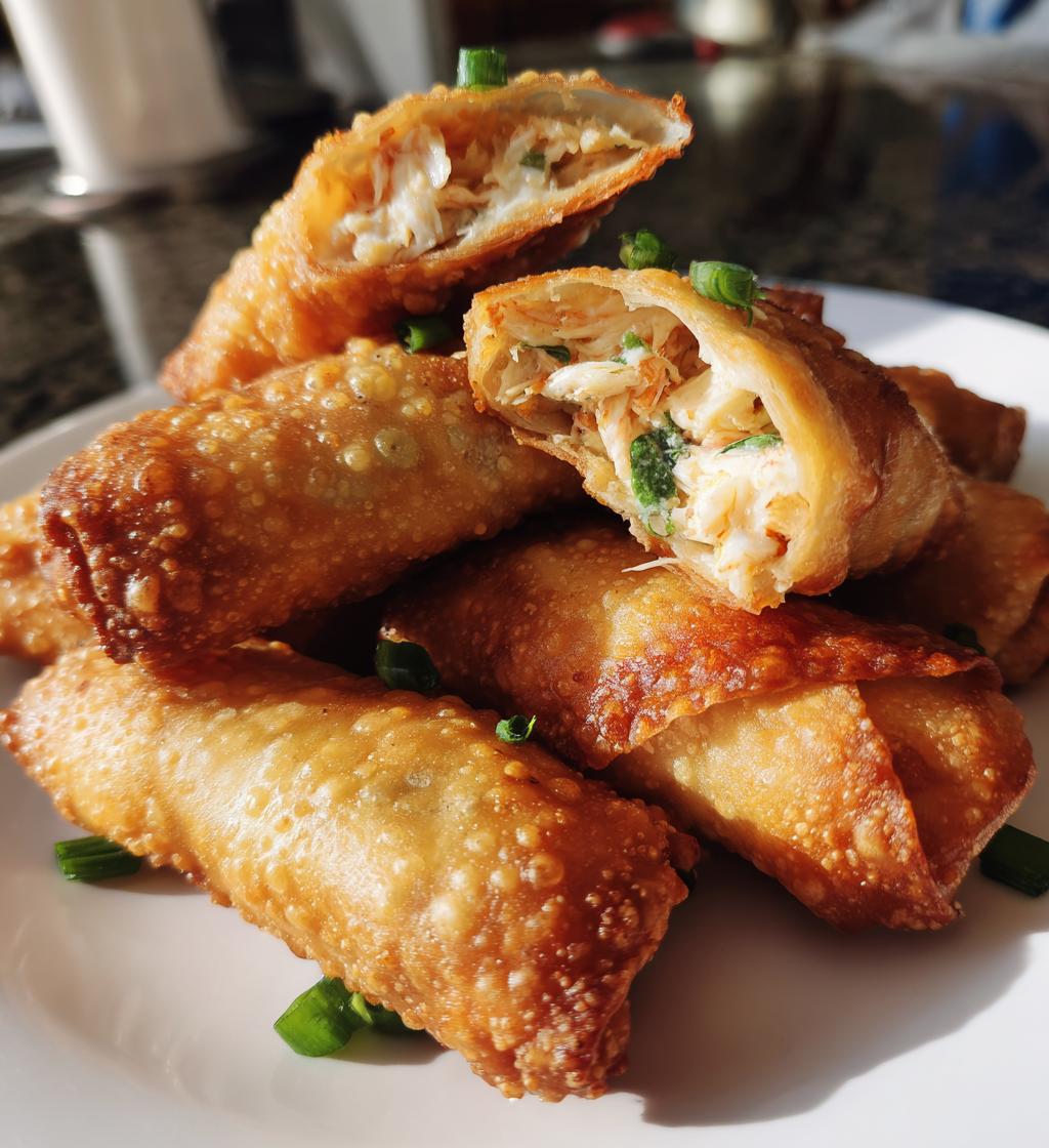 crab rangoon egg rolls