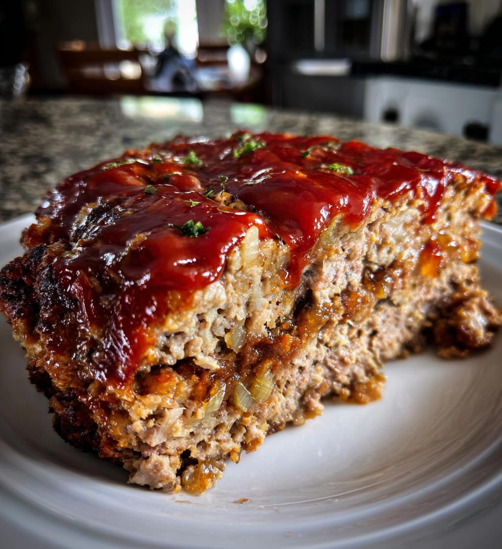 cracker barrel meatloaf - detail 1