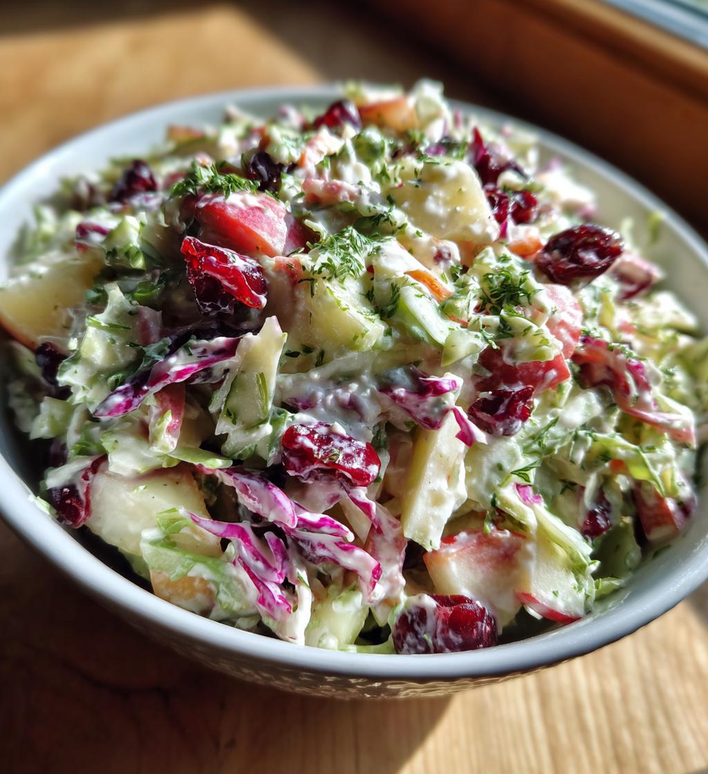 cranberry apple coleslaw