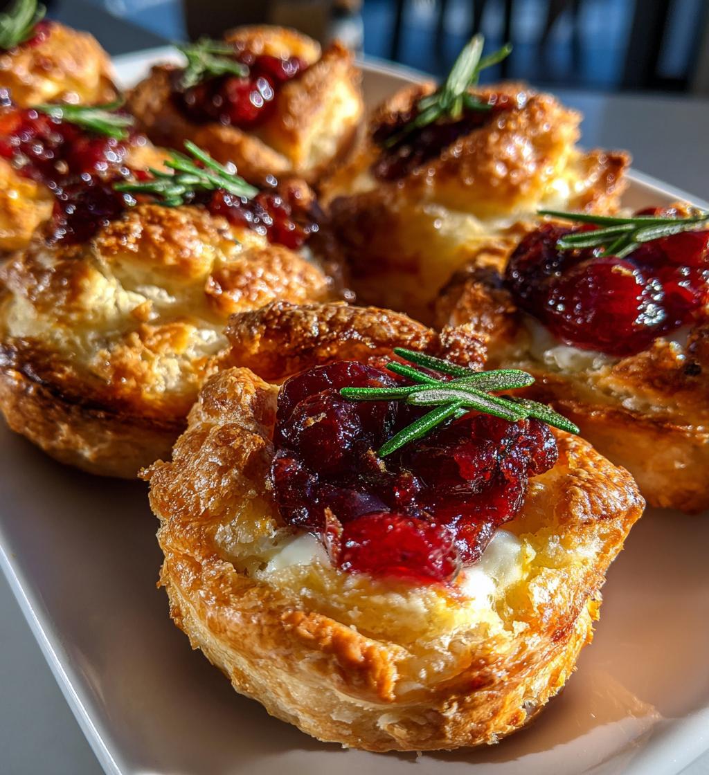 cranberry brie bites - detail 1