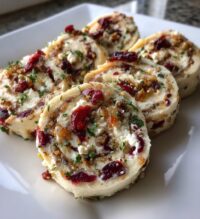 cranberry feta pinwheels