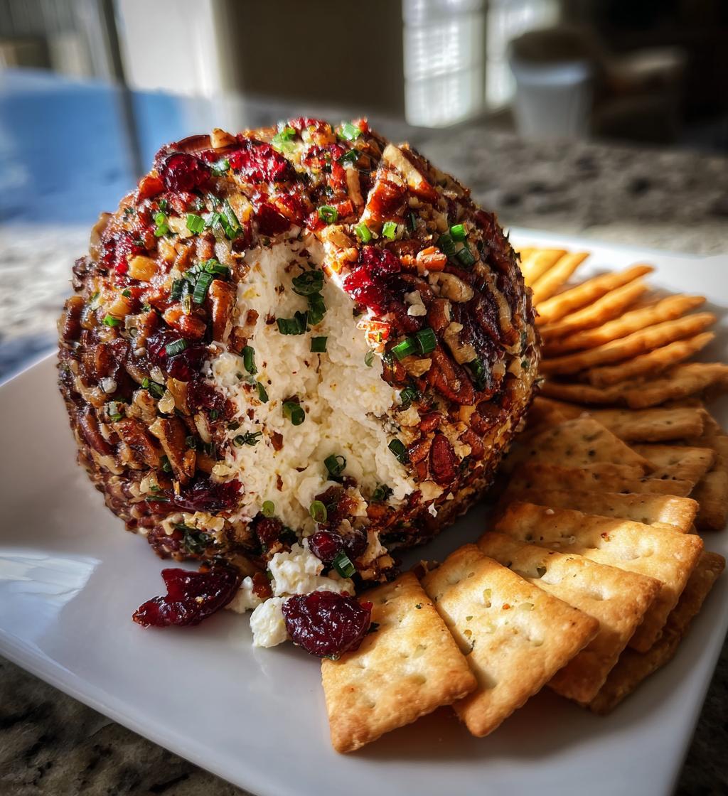 cranberry pecan cheese ball