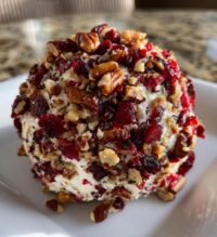 cranberry pecan cream cheese ball