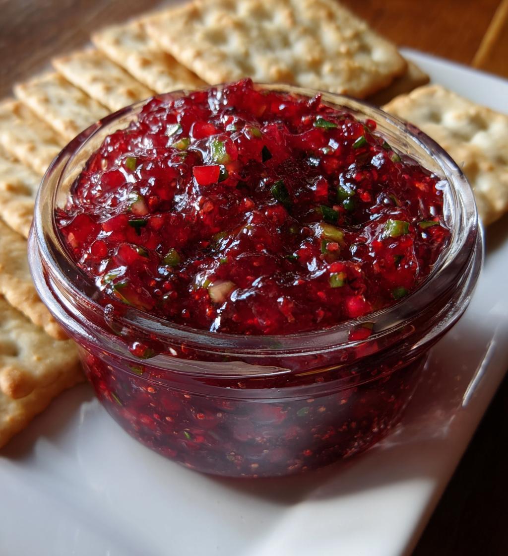 cranberry pepper jelly recipe - detail 1