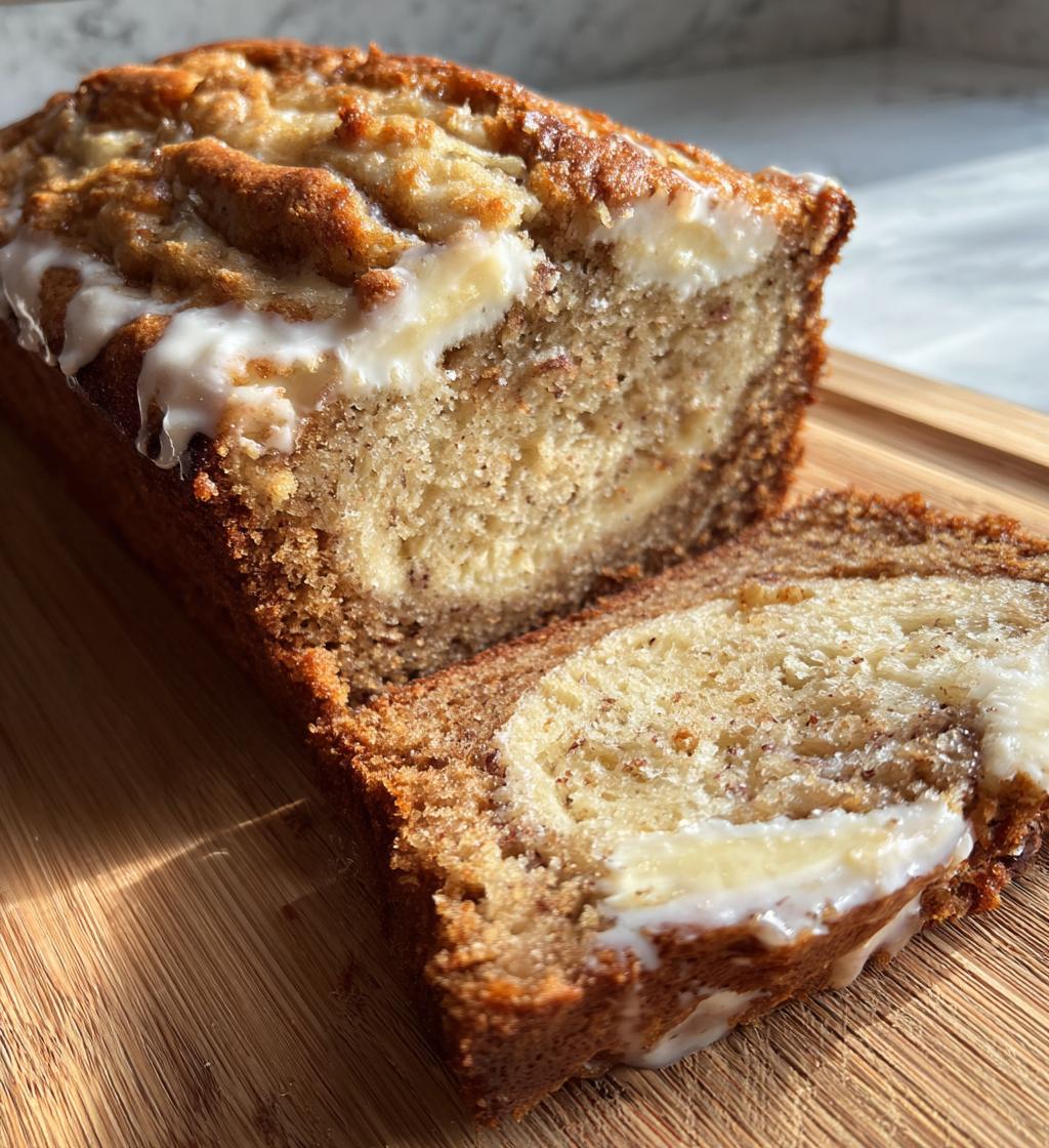 cream cheese banana bread