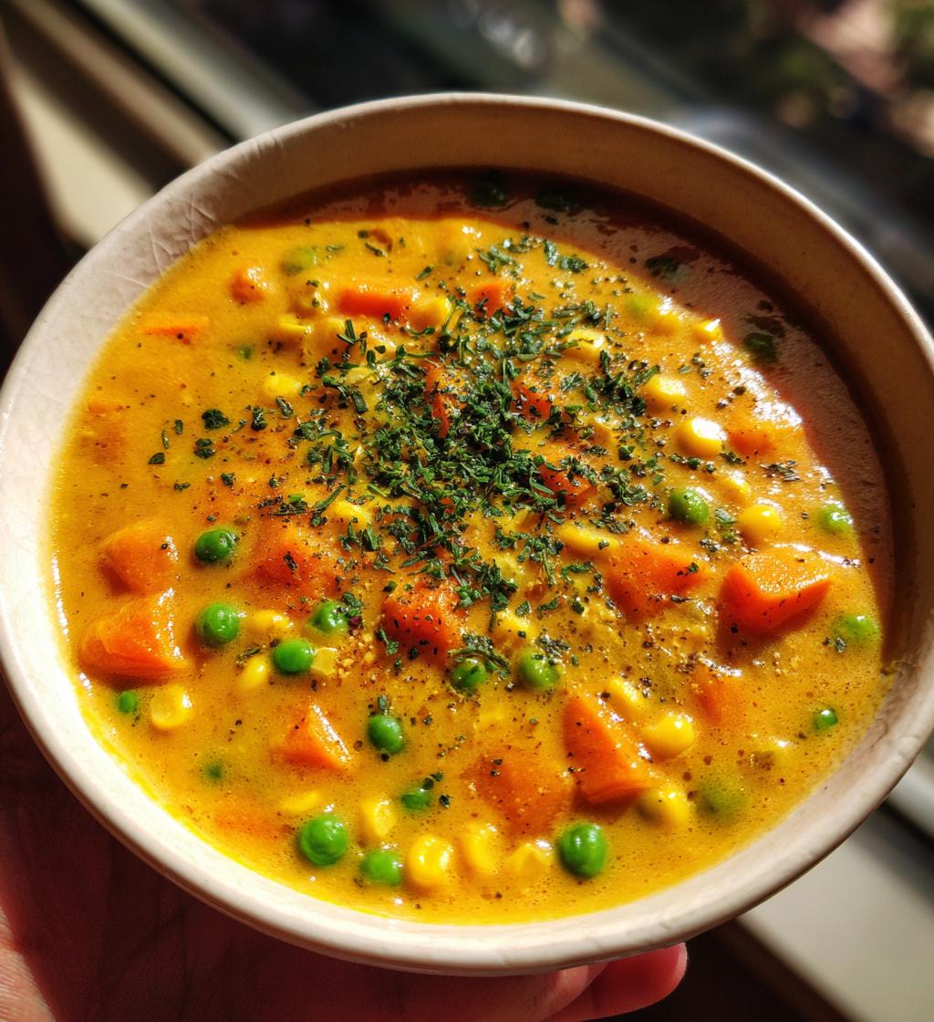 cream of vegetable soup