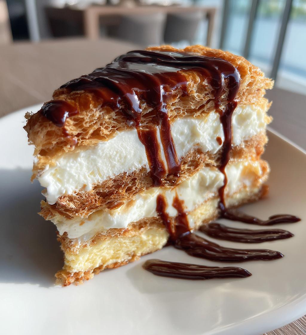cream puff cake - detail 1