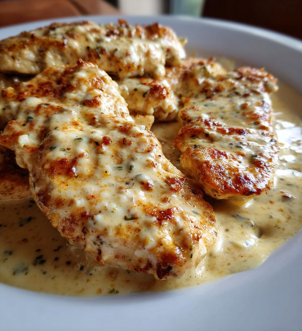 creamy asiago chicken