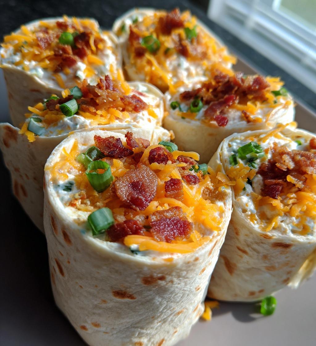 creamy bacon ranch roll ups - detail 1
