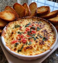 creamy bruschetta dip