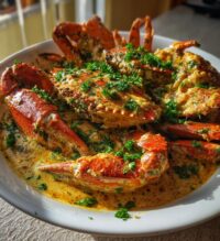creamy butter garlic crab