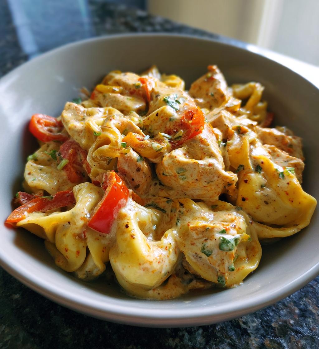 creamy cajun chicken tortellini