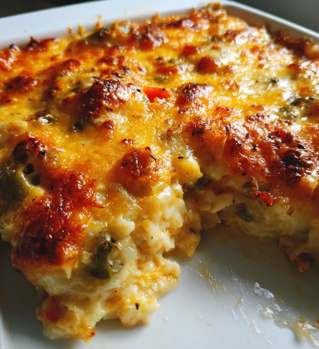 creamy chicken and rice casserole