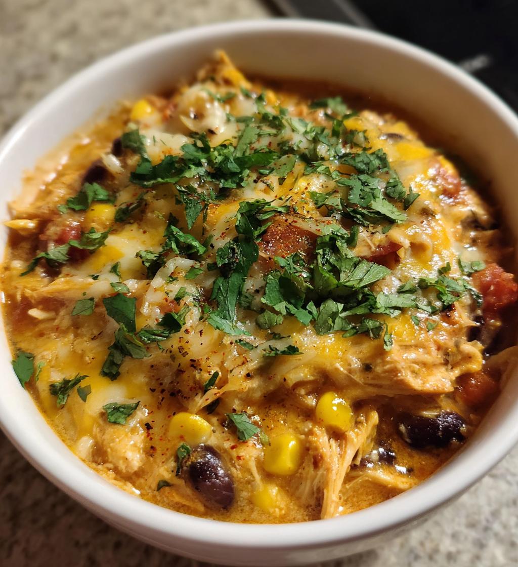 creamy chicken enchilada soup