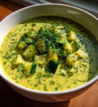 creamy dill pickle soup
