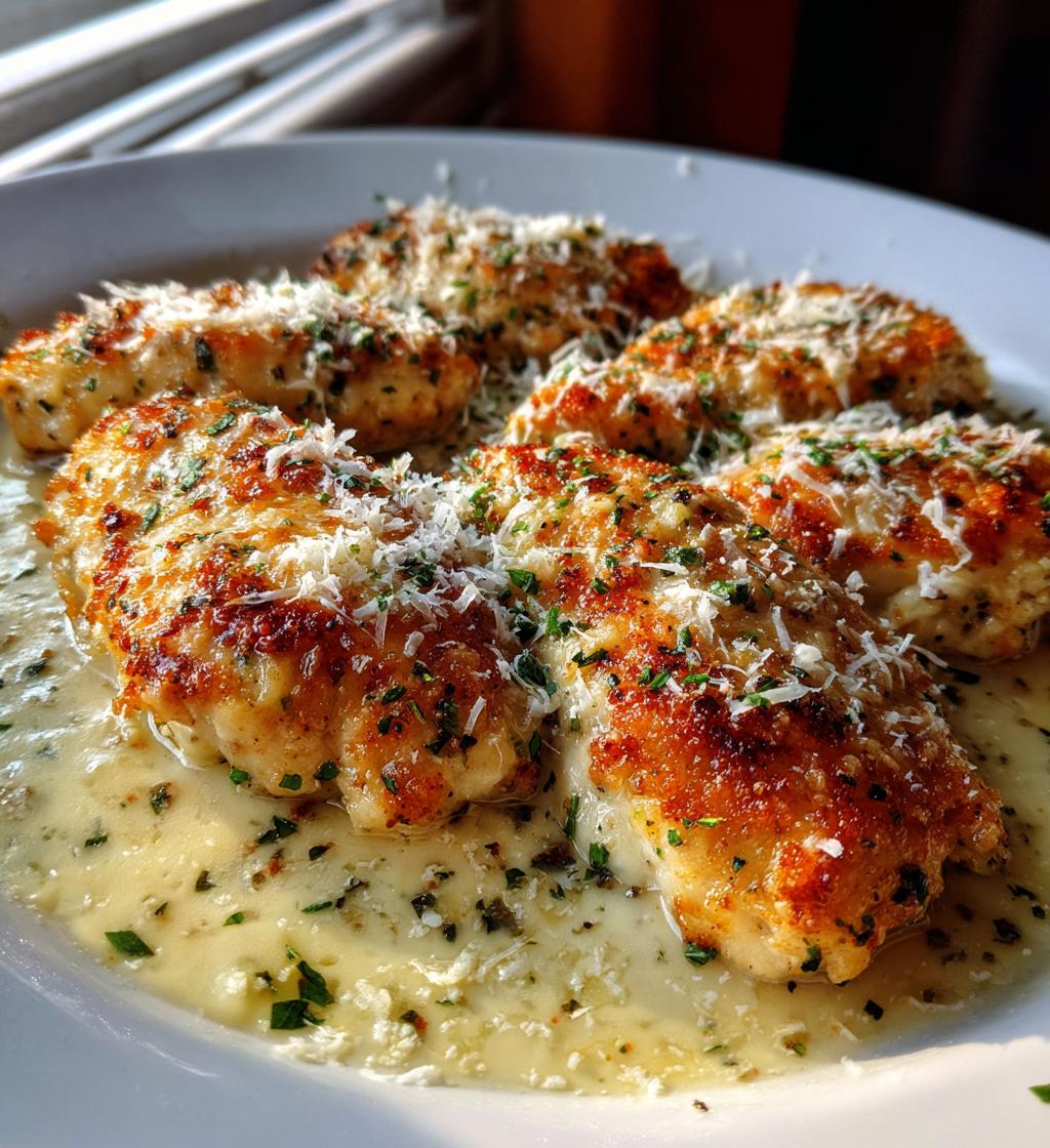 creamy garlic parmesan chicken