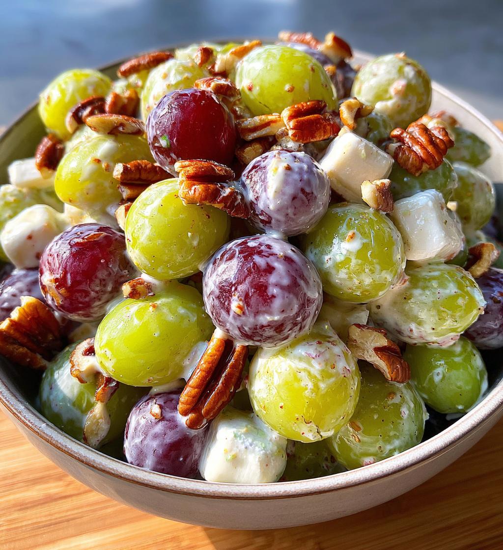 creamy grape salad
