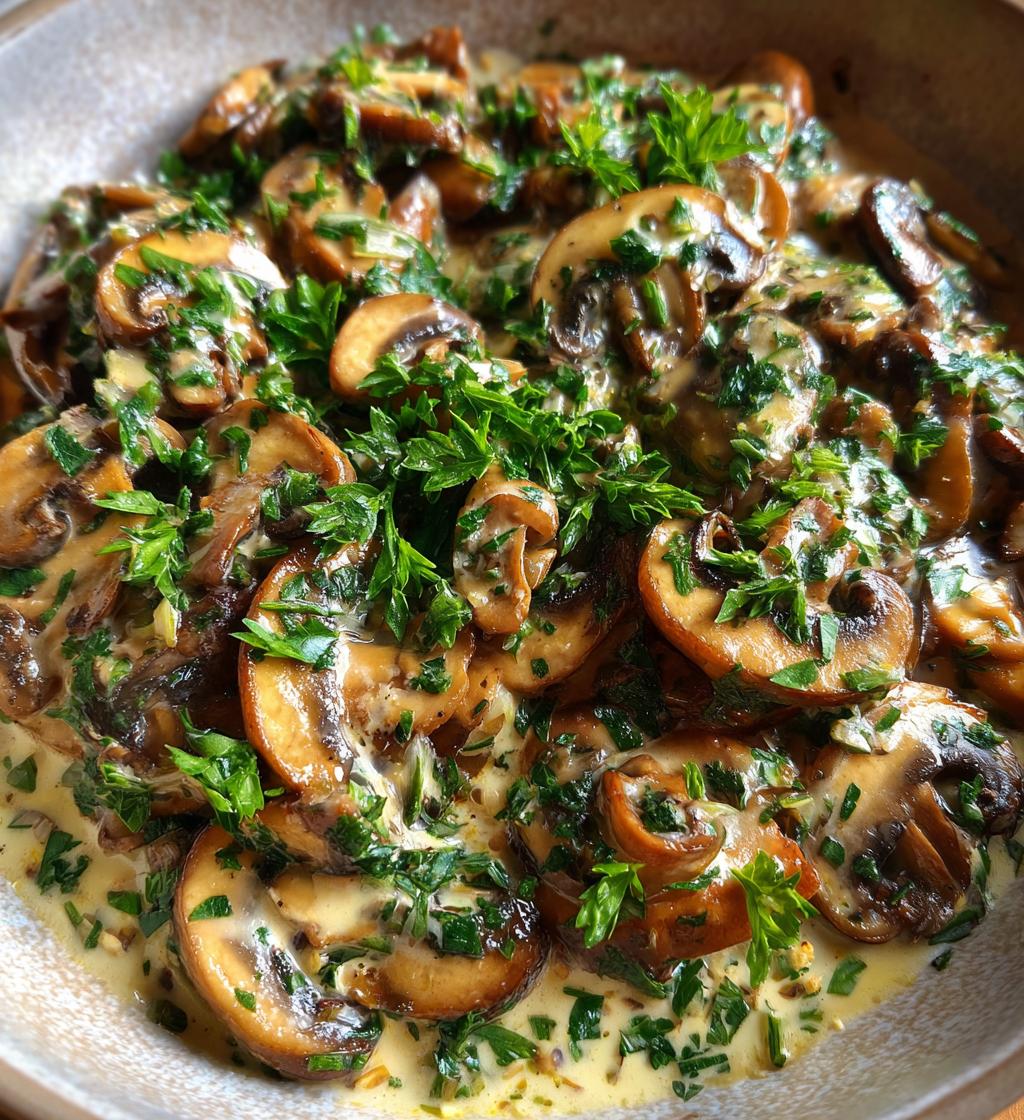 creamy mushroom - detail 1
