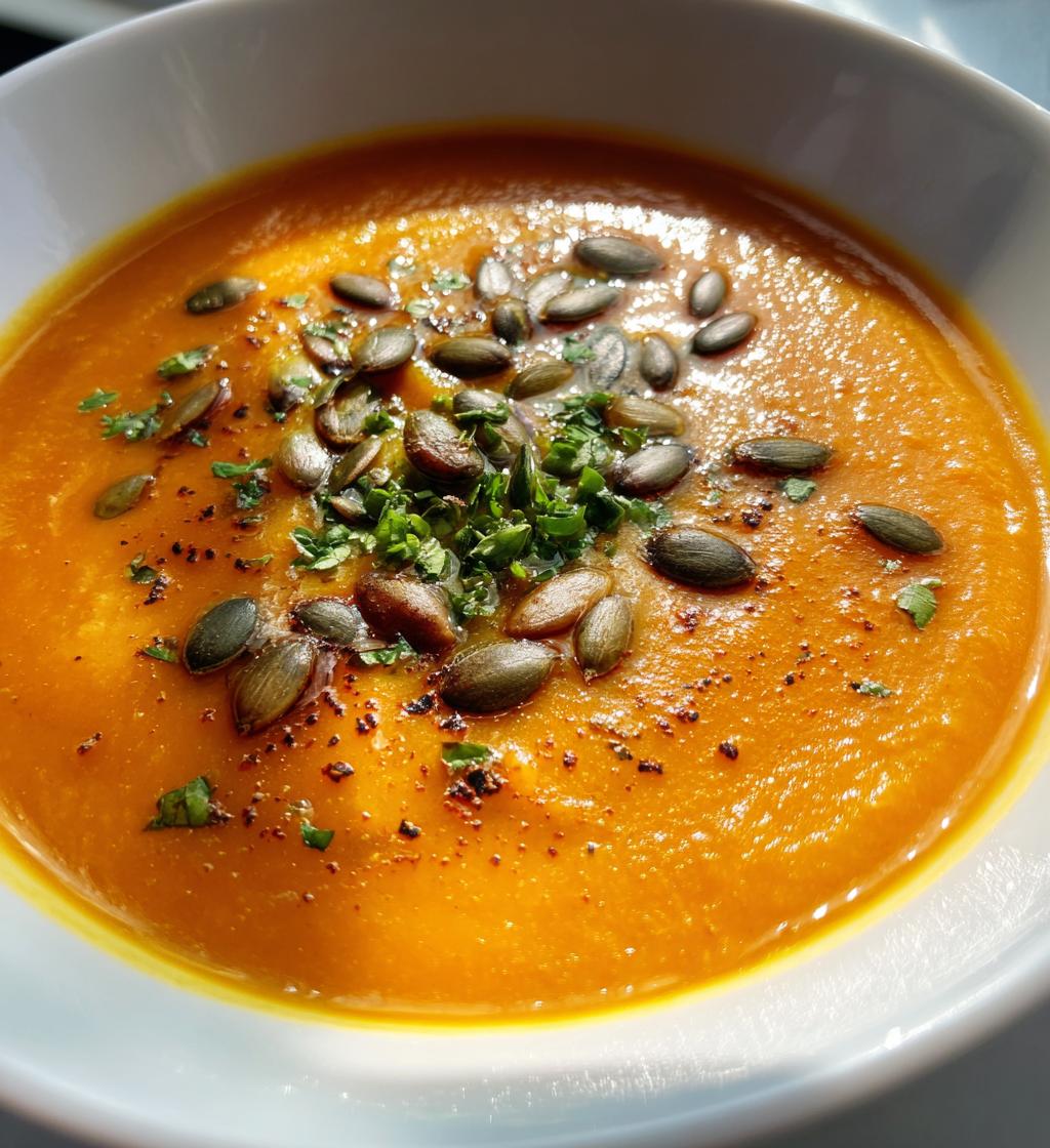 creamy roasted pumpkin soup recipe