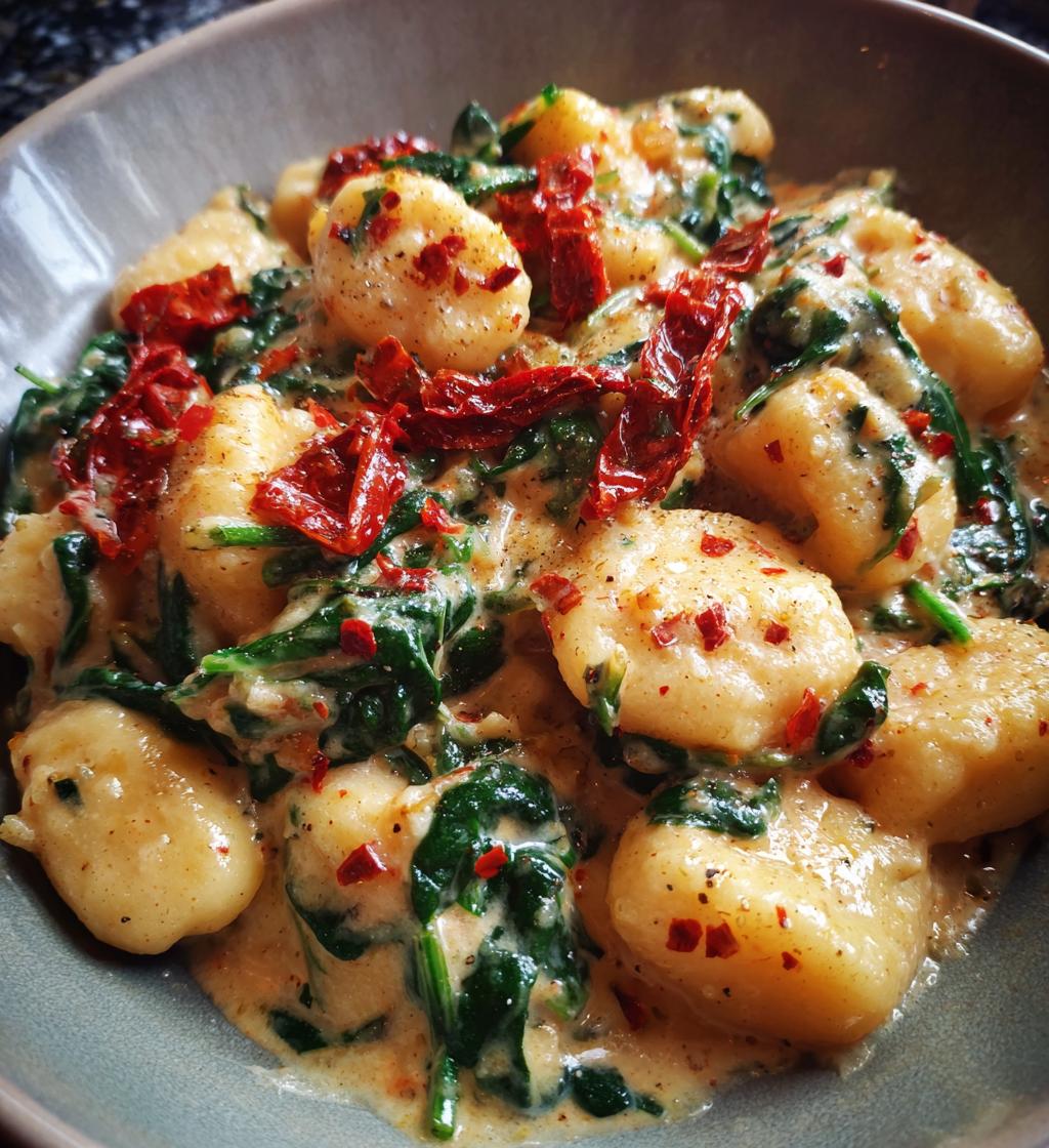 creamy tuscan gnocchi