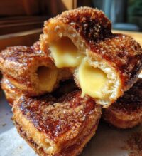 creme brulee heart donuts