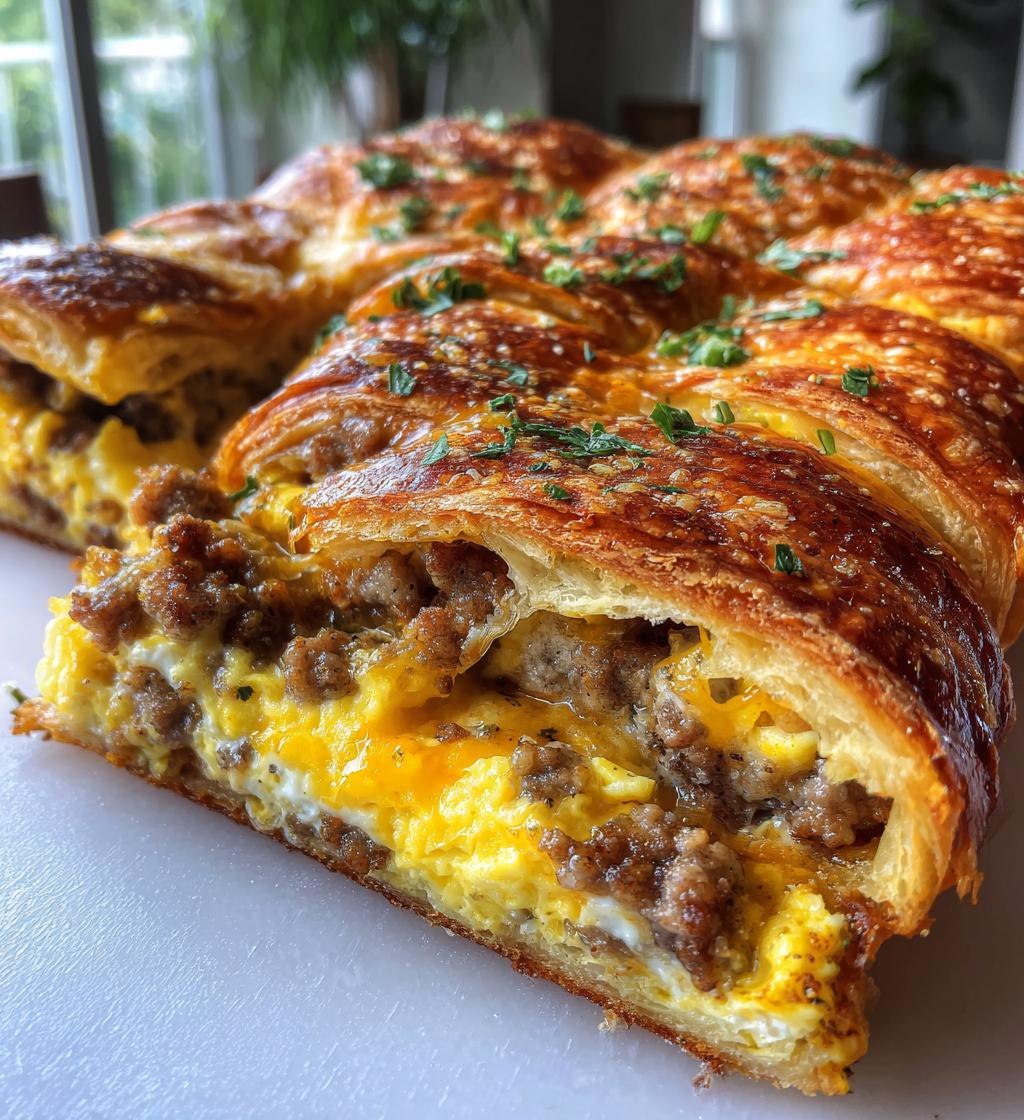 crescent roll breakfast casserole