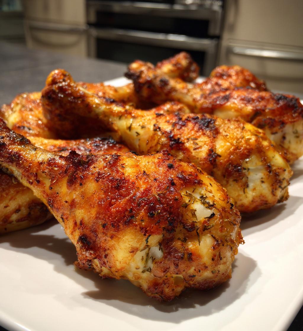 crispiest air fryer chicken legs recipe - detail 1
