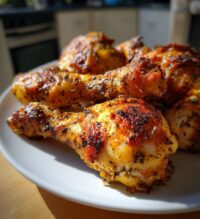 crispiest air fryer chicken legs recipe